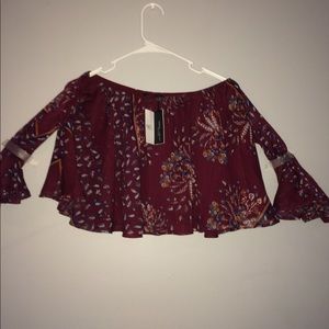 Off the shoulder top